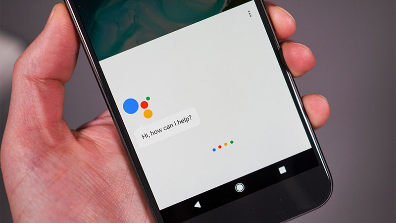 Giữ nút Home để gọi Google Assistant hoặc nói Ok Google 